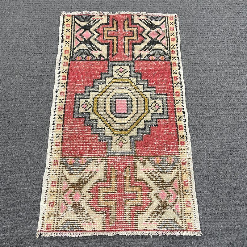 Alfombra Persa Roja 50x90 cm Decoración Elegante - 1