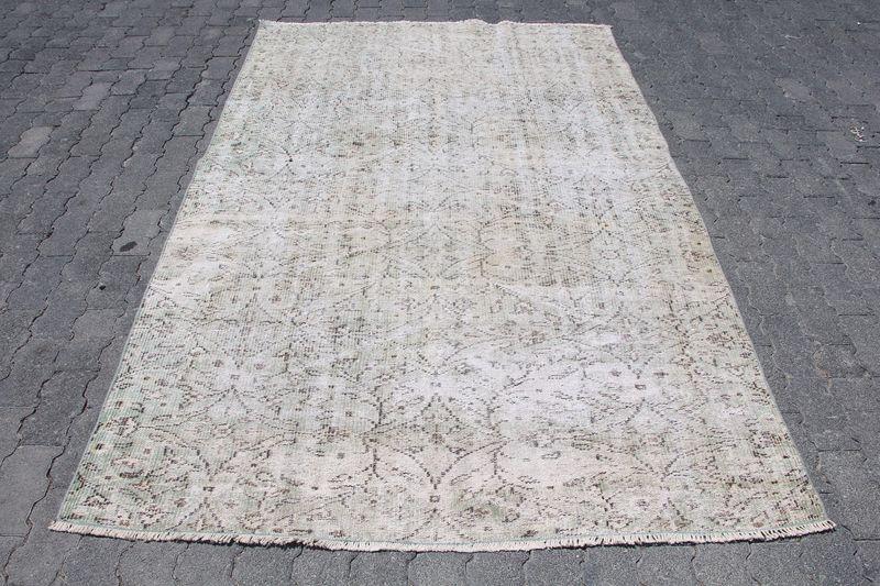 Alfombra Ombré Verde, Marrón, 5,1x7,9 ft Chic Decor - 1