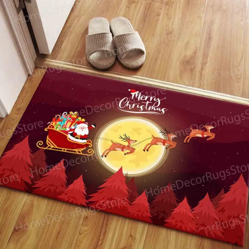Elegant Printed Rug: Perfect Christmas Gift for Noel Decor - 1